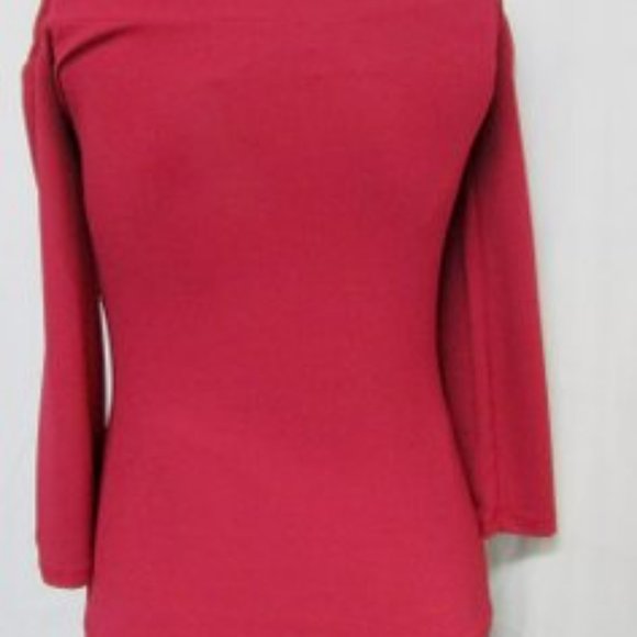 Michael Kors Collection Red Top 6 Small - Picture 2 of 8
